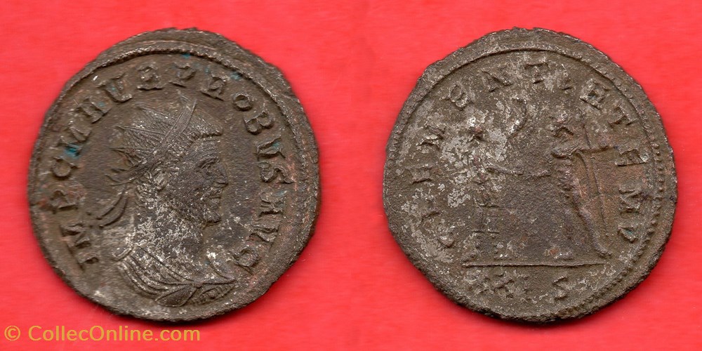 PROBUS - CLEMENTIA TEMP - RIC 905 monnaies antiques romaines imperiales et republicaines probus clementia temp ric 905