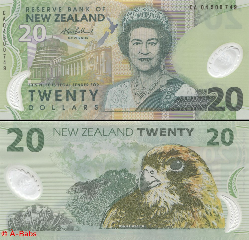 billets oceanie nouvelle zelande pick 187 b 20 dollars 2006