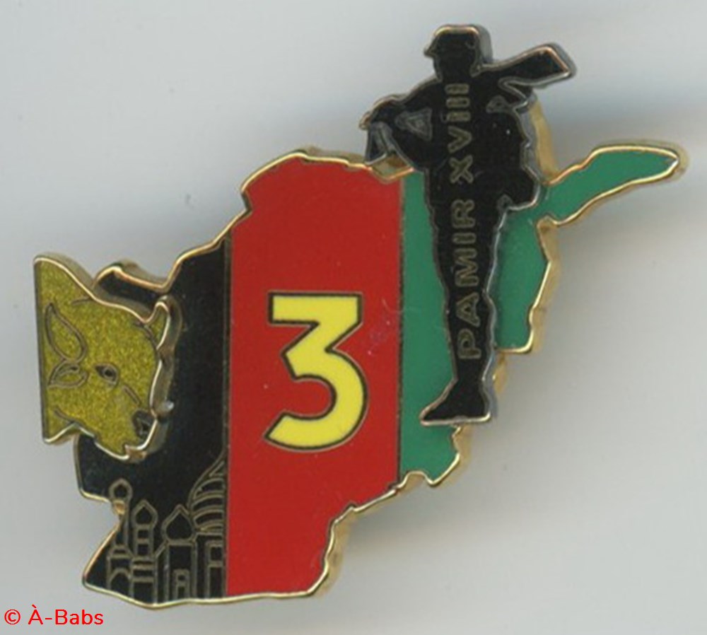 Insigne Opération PAMIR - Pamir XVII - 126° R.I militaria medailles insignes insigne operation pamir pamir xvii 126 r i
