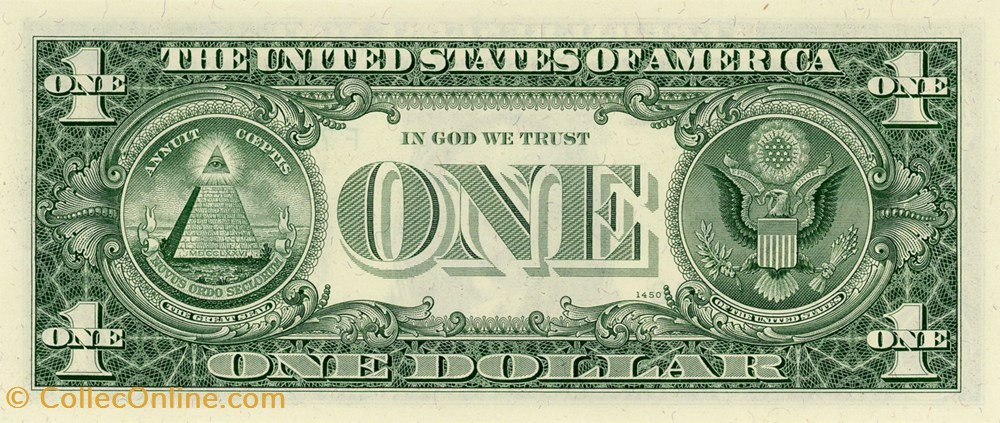 F- 1$ Federal Reserve Notes - Small Size 1969C Series billets amerique du nord etats unis f 1 federal reserve notes small size 1969c series