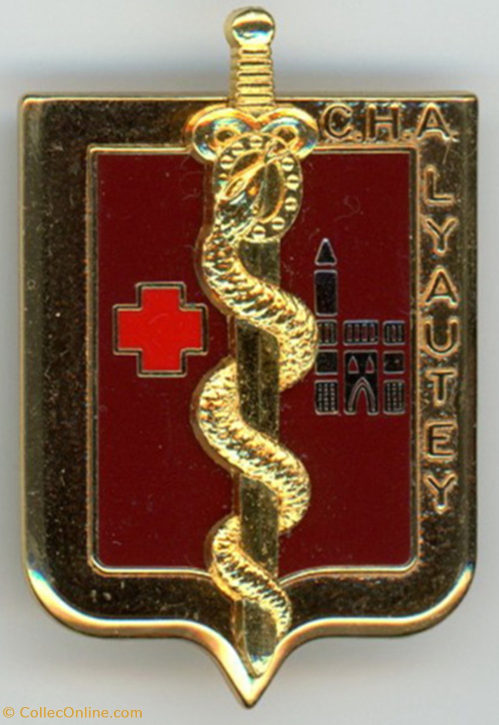 Insigne Hôpital Militaire Lyautey à Strasbourg militaria medailles insignes insigne hopital militaire lyautey a strasbourg