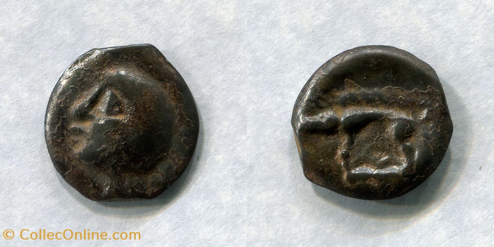 monnaies antiques celtes haute et moyenne seine a la grosse tete