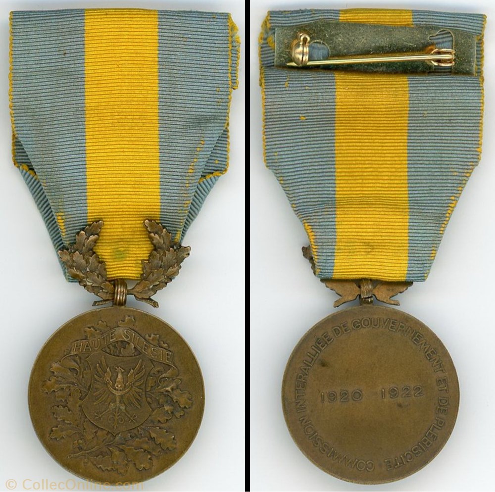 Médaille commémorative de Haute-Silésie militarium insigne medaille commemorative de haute silesie