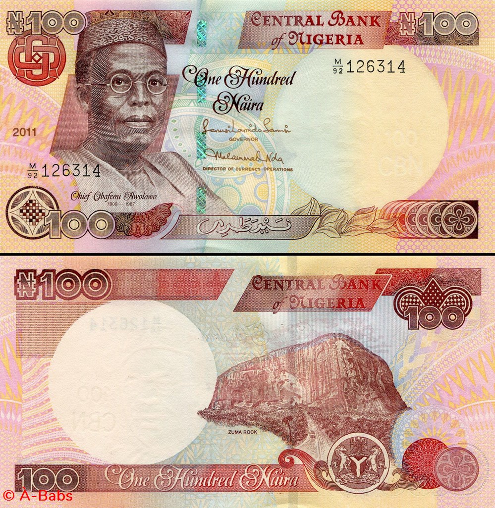 NIGERIA - PICK 28 J 1 - 100 NAIRA - 2011 billets afrique nigeria pick 28 j 1 100 naira 2011