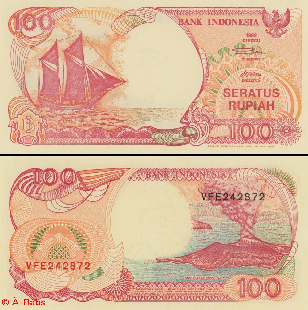 INDONÉSIE - PICK 127g - 100 ROUPIES - 1999 billets asie indonesie pick 127g 100 roupies 1999