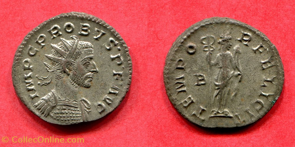 PROBUS - TEMPO-R FELICIT - RIC 129 monnaie antique av jc a ap romaine republicaine imperiale probus tempo r felicit ric 129