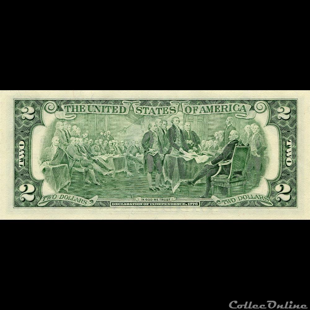 D- Cleveland District - 2$ Federal Reserve Notes - Small Size 2009 Series billet amerique du nord etat uni d cleveland district 2 federal reserve notes small size 2009 series