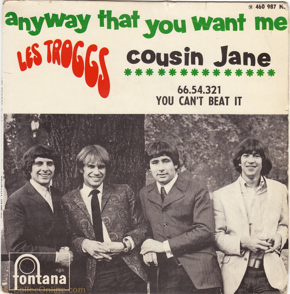 musique instrument the troggs anyway that you want me