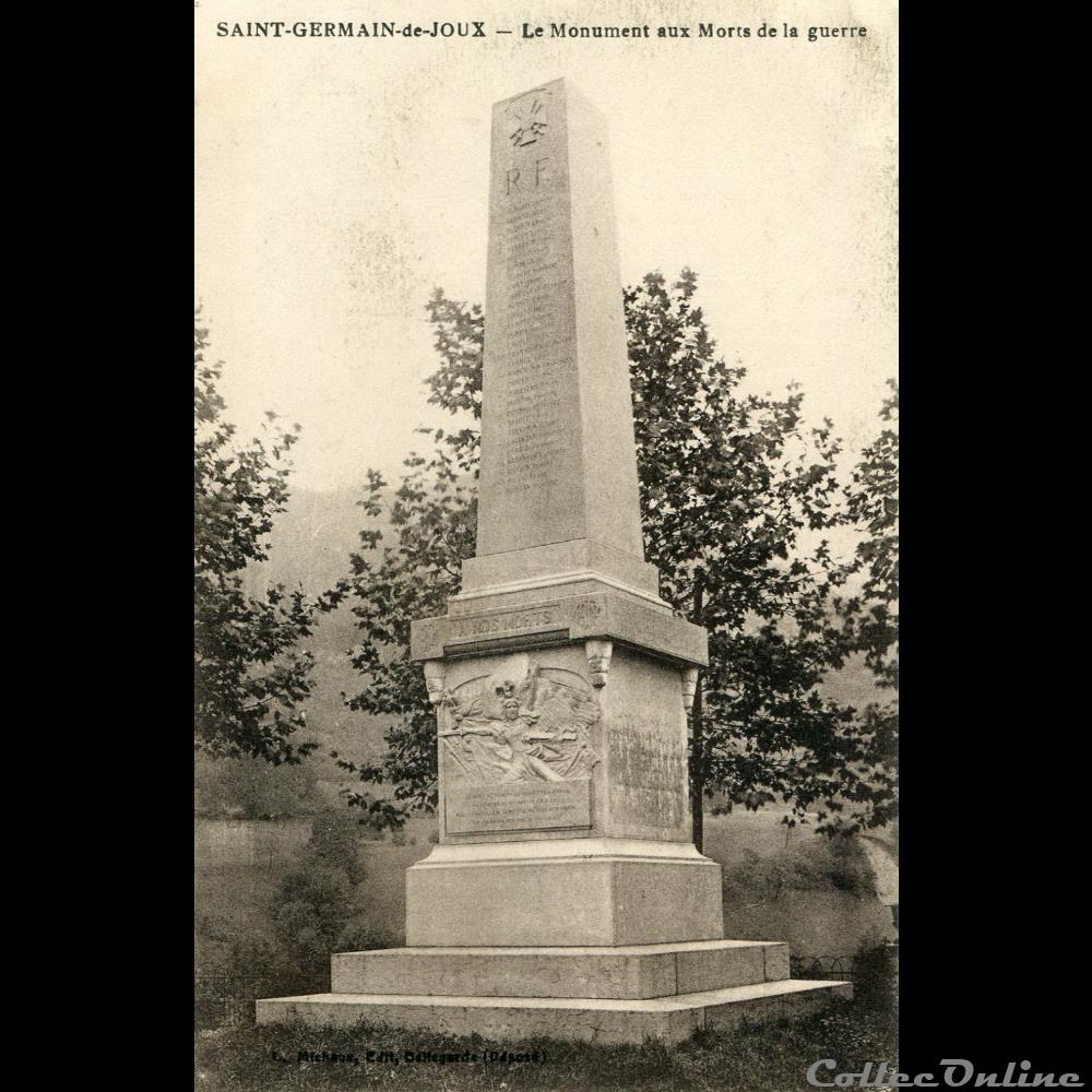 carte postale france auvergne 01 saint germain de joux