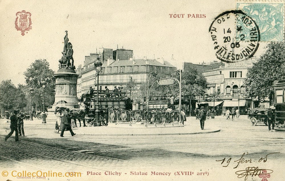 cartes postales europe france collection tout paris 127