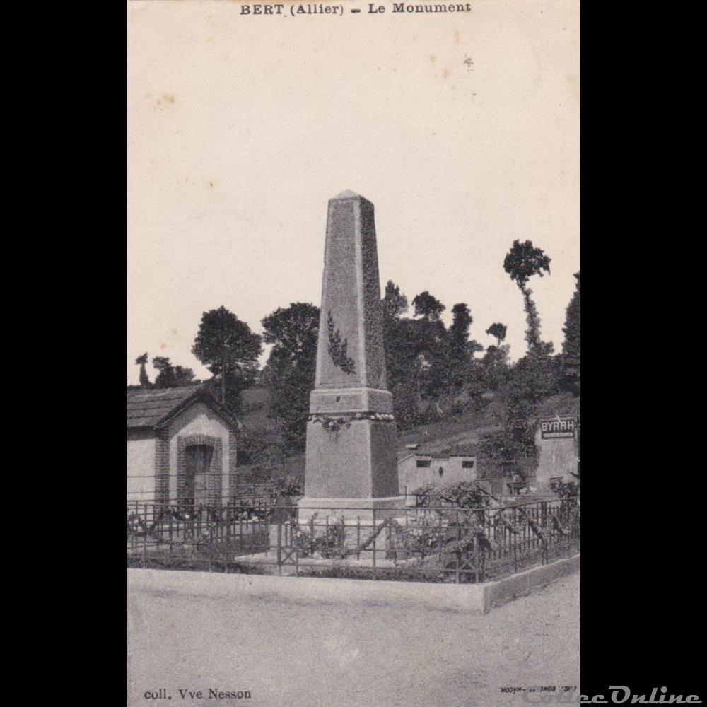 03 - Bert carte postale france auvergne 03 bert