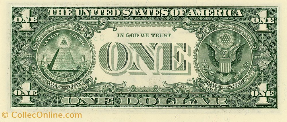 C- 1$ Federal Reserve Notes - Small Size 2001 Series billets amerique du nord etats unis c 1 federal reserve notes small size 2001 series