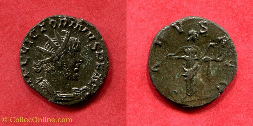 monnaie antique jc ap romaine republicaine imperiale victorin salvs avg ric 67