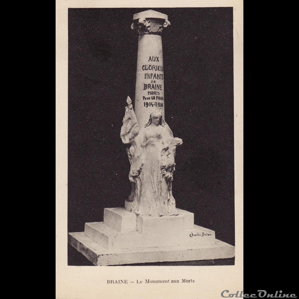 02 - Braine carte postale france picardie 02 braine