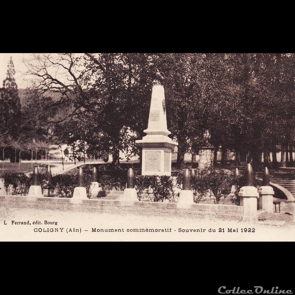 carte postale france auvergne 01 coligny