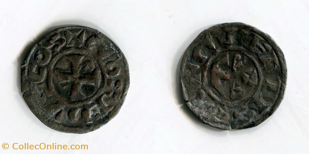 Féodale - BERRY - Seigneurie de Gien - Hervé III de Donzy monnaies france feodales feodale berry seigneurie de gien herve iii de donzy