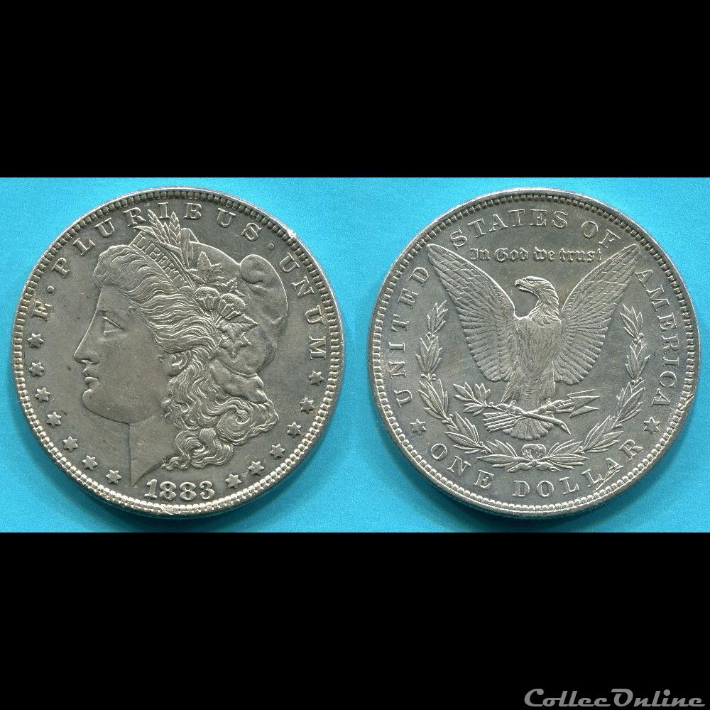 monnaie monde etat uni z 1 morgan dollar 1883