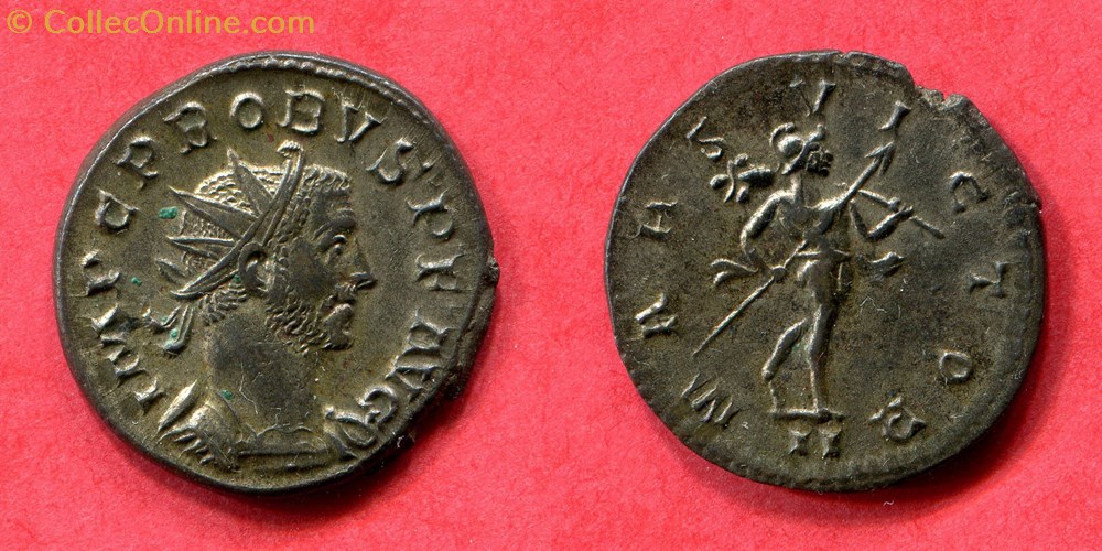 monnaie antique av jc ap romaine republicaine imperiale probus mars victor ric 38