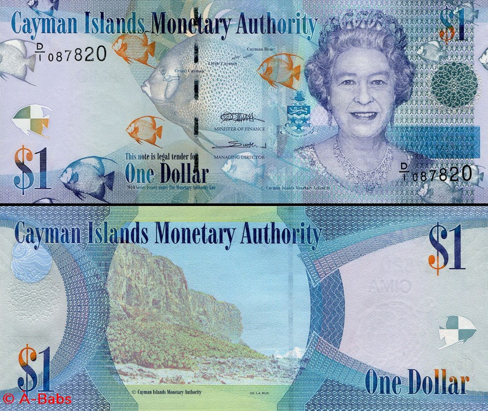 ILES CAYMAN - PICK 38 a - 1 DOLLAR - 2010 billets amerique centrale et caraibes caimans iles cayman pick 38 a 1 dollar 2010