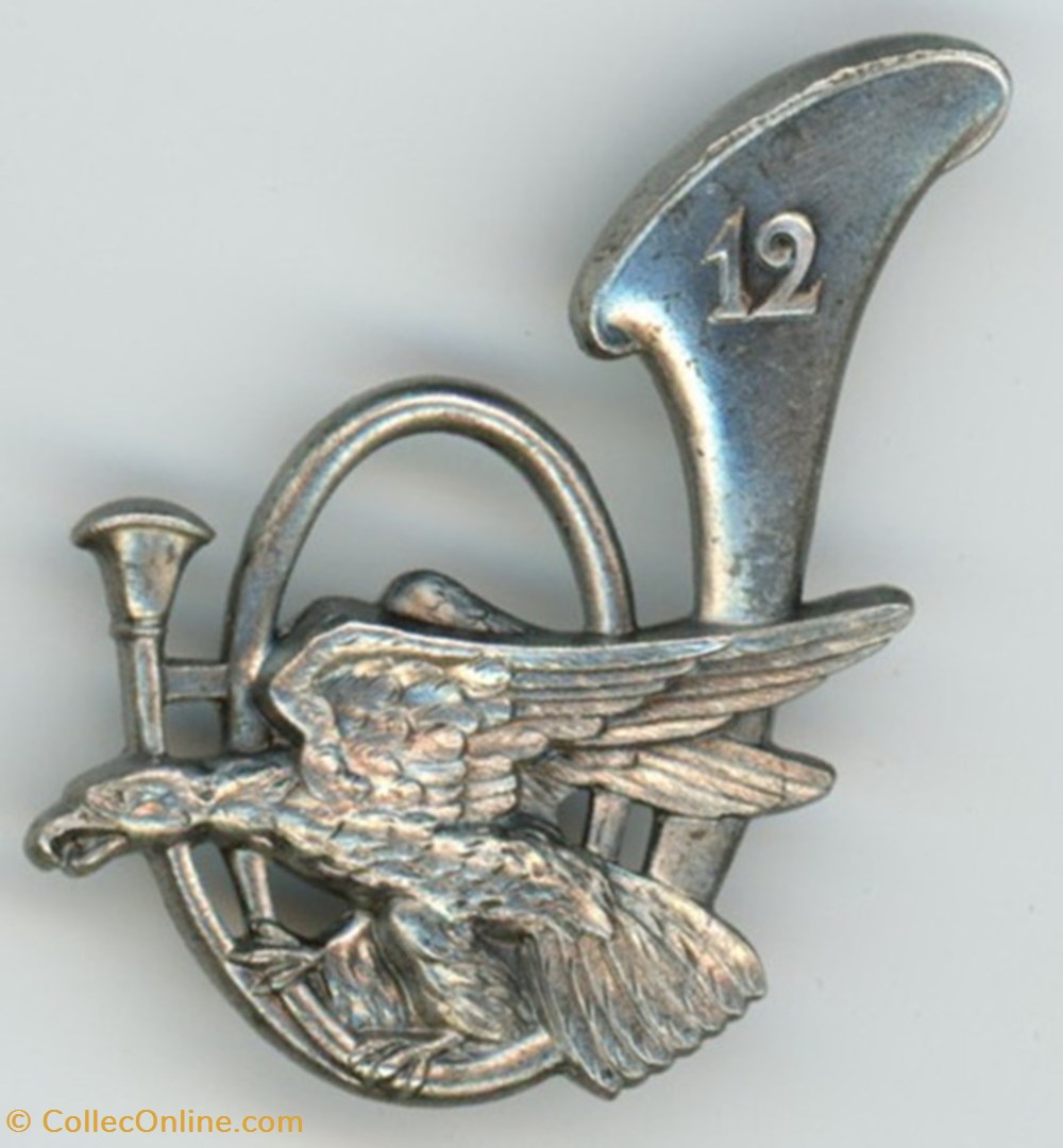 Insigne du 12° Bataillon de Chasseurs Alpins militaria medailles insignes insigne du 12 bataillon de chasseurs alpins