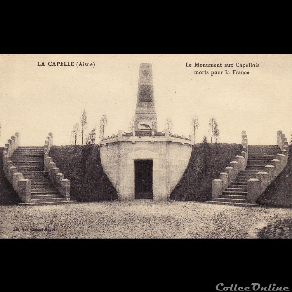 02 - La Capelle carte postale france picardie 02 la capelle
