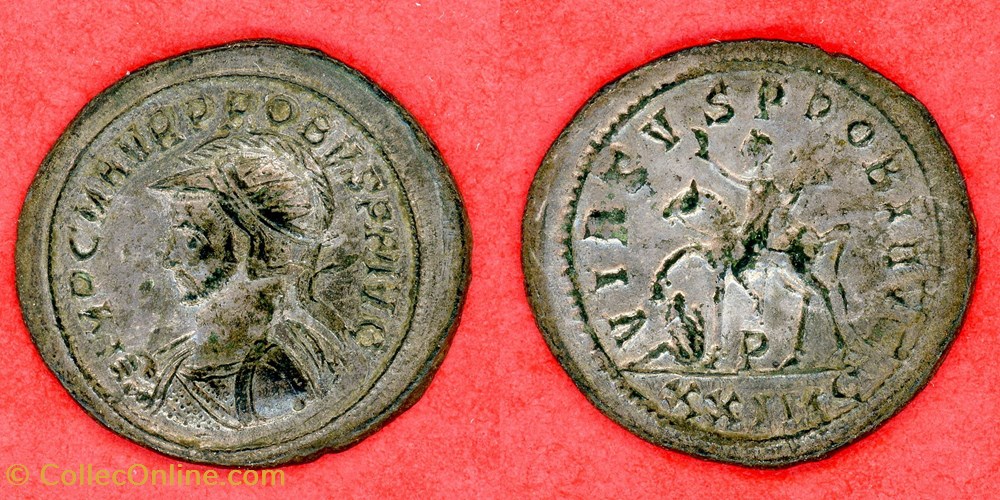monnaie antique jc ap romaine republicaine imperiale probus virtvs probi avg ric 913