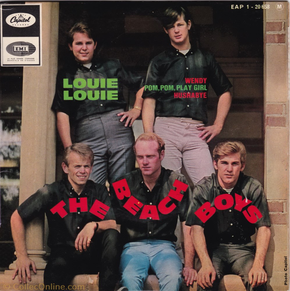 musique instrument vinyle disque tour the beach boys louie louie