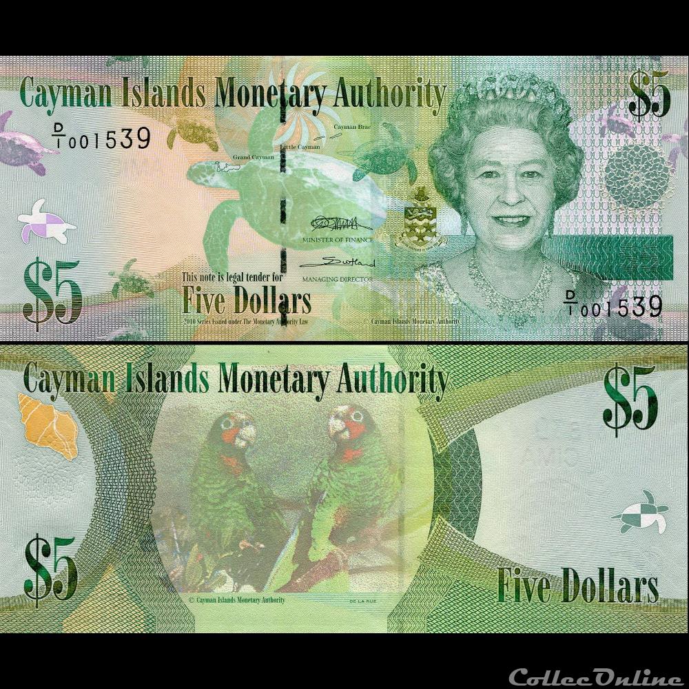 Iles Cayman Pick 39 A 5 Dollars 2010 Billets Amérique Du Iles Cayman Pick 39 A 5 Dollars