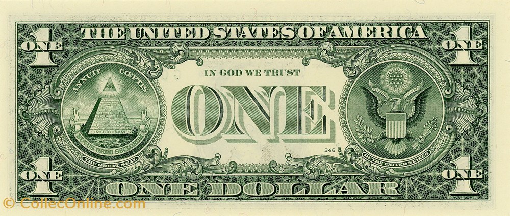 G- 1$ Federal Reserve Notes - Small Size 1995 Series billets amerique du nord etats unis g 1 federal reserve notes small size 1995 series