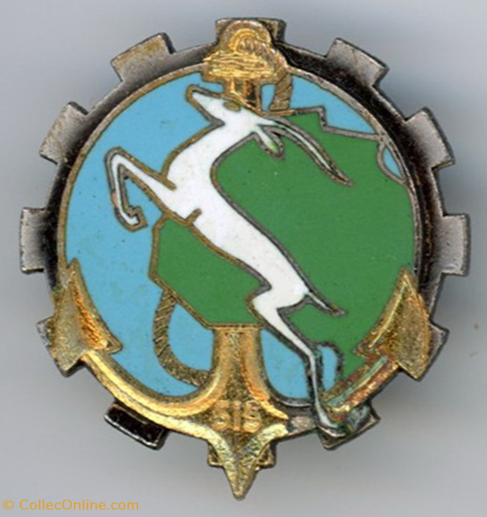 Insigne Terre - 515° Régiment du Train militaria medailles insignes insigne terre 515 regiment du train
