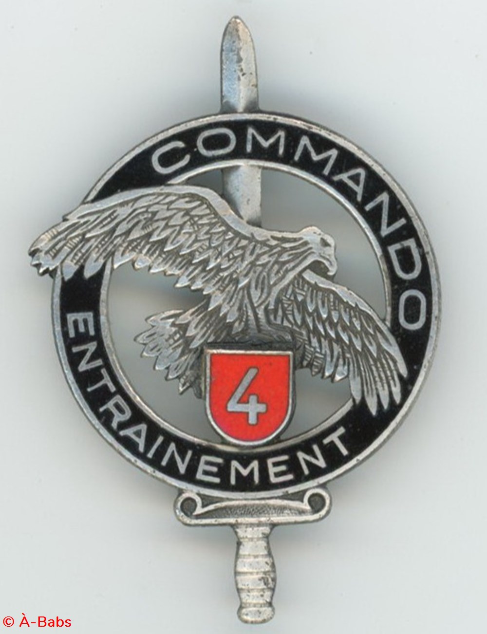 Insigne - Commando - N° 4 - Vieux Brisach militaria medailles insignes insigne commando n 4 vieux brisach