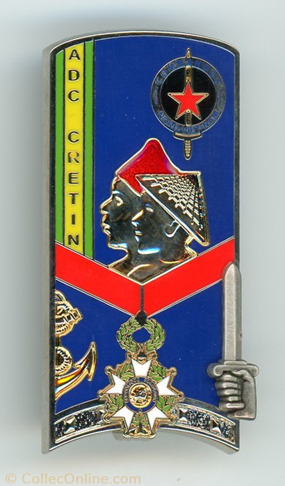 Insigne ENSOA - 293° Promotion Cretin Jean militarium medaille insigne ensoa 293 promotion cretin jean