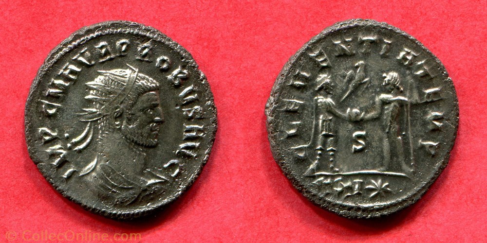 PROBUS - CLEMENTIA TEMP - RIC 905 monnaie antique av jc ap romaine probus clementia temp ric 905