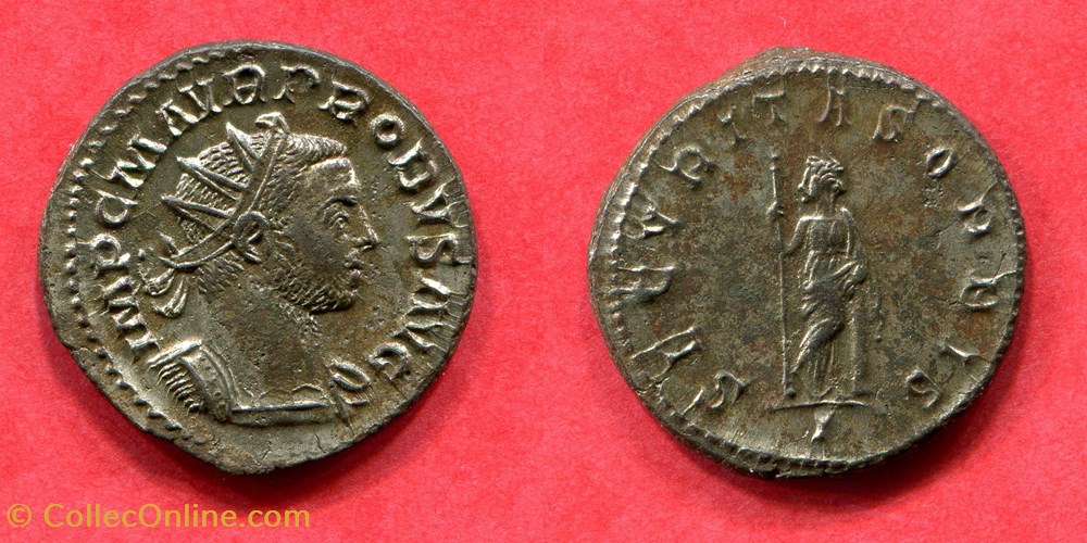 PROBUS - SECVRITAS ORBIS - RIC 49 monnaie antique av jc ap romaine republicaine imperiale probus secvritas orbis ric 49