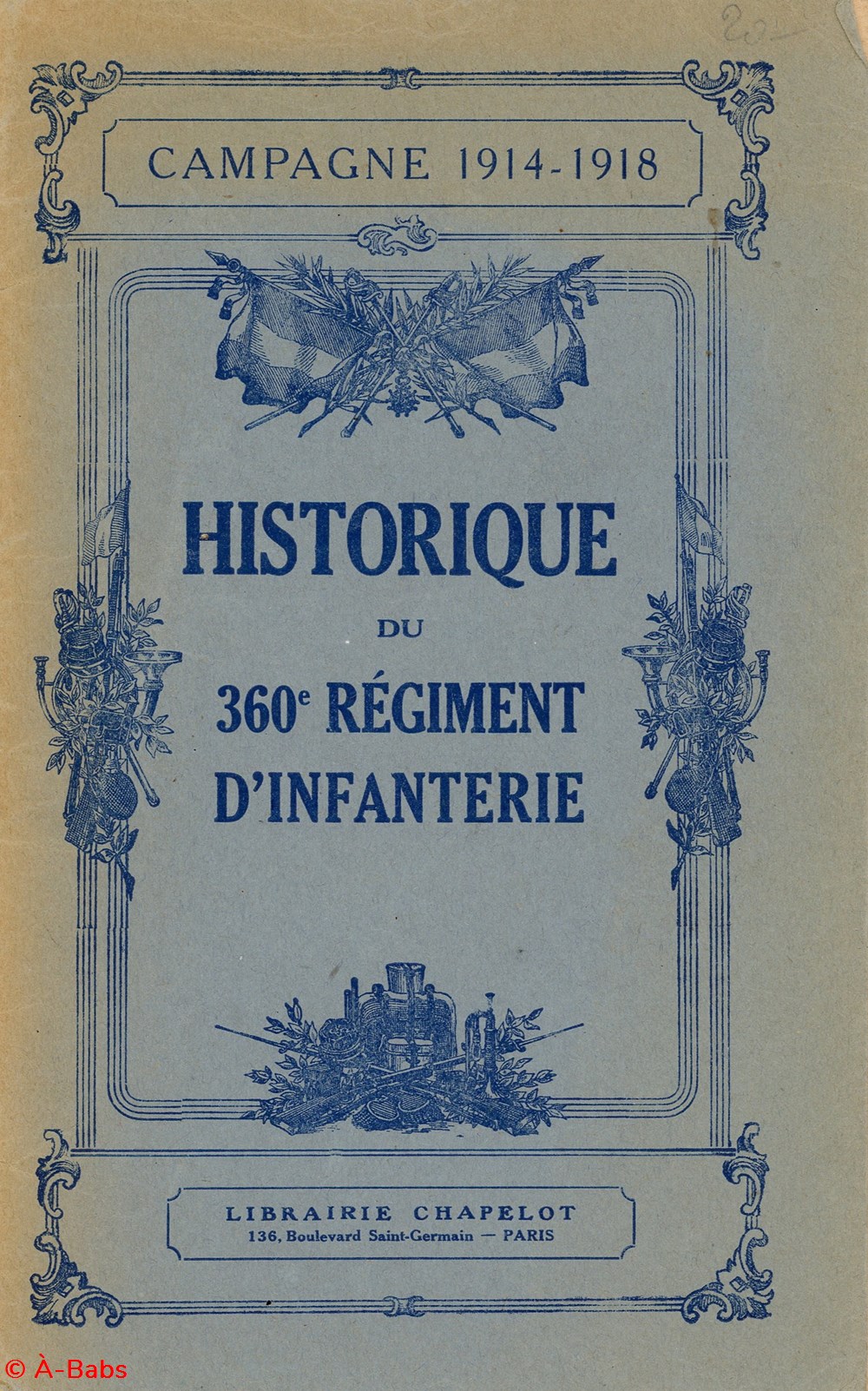 militaria livres revues catalogues historique du 360 regiment infanterie