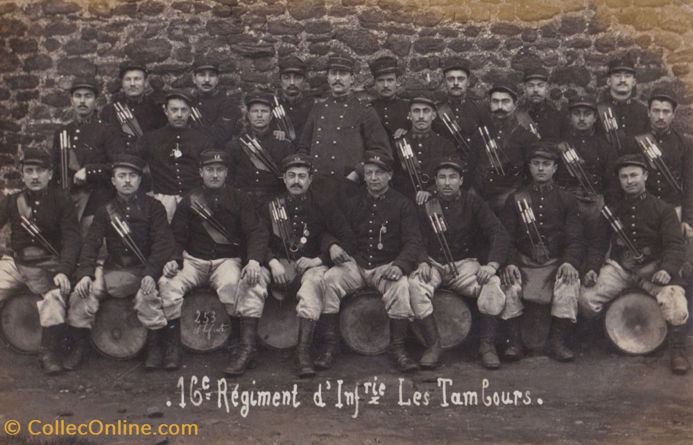 16° Régiment d'Infanterie - Montbrison & Clermont-Ferrand cartes postales europe france 16 regiment infanterie montbrison clermont ferrand