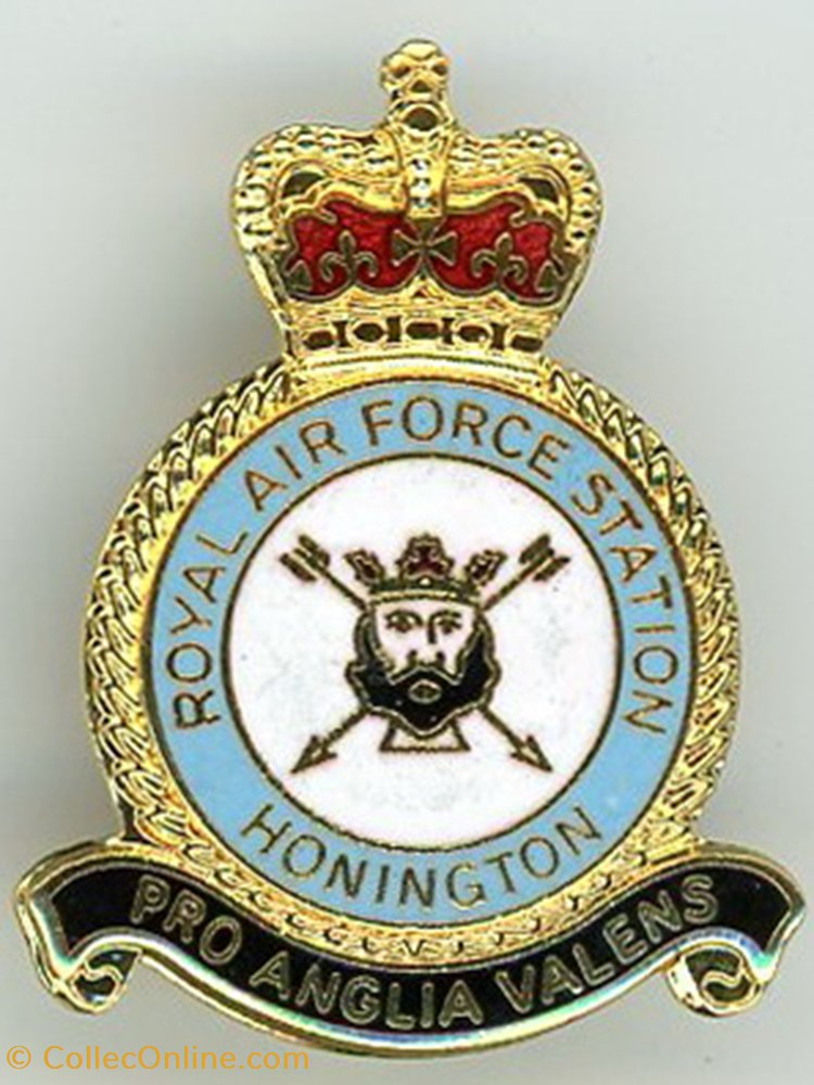 militarium medaille insigne r a f royal air force station honington