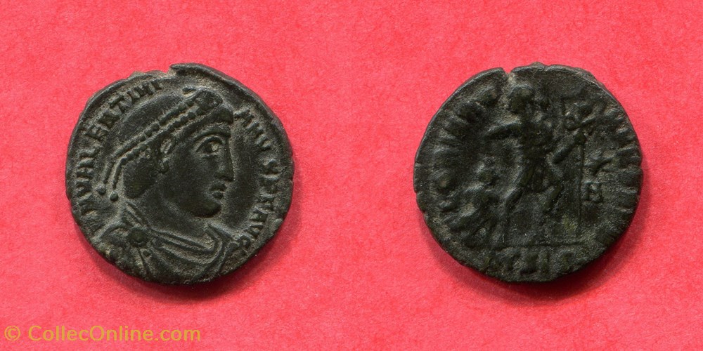VALENTINIEN I - GLORIA RO-MANORVM - RIC.5 a monnaie antique av jc ap romaine republicaine imperiale valentinien i gloria ro manorvm ric 5 a