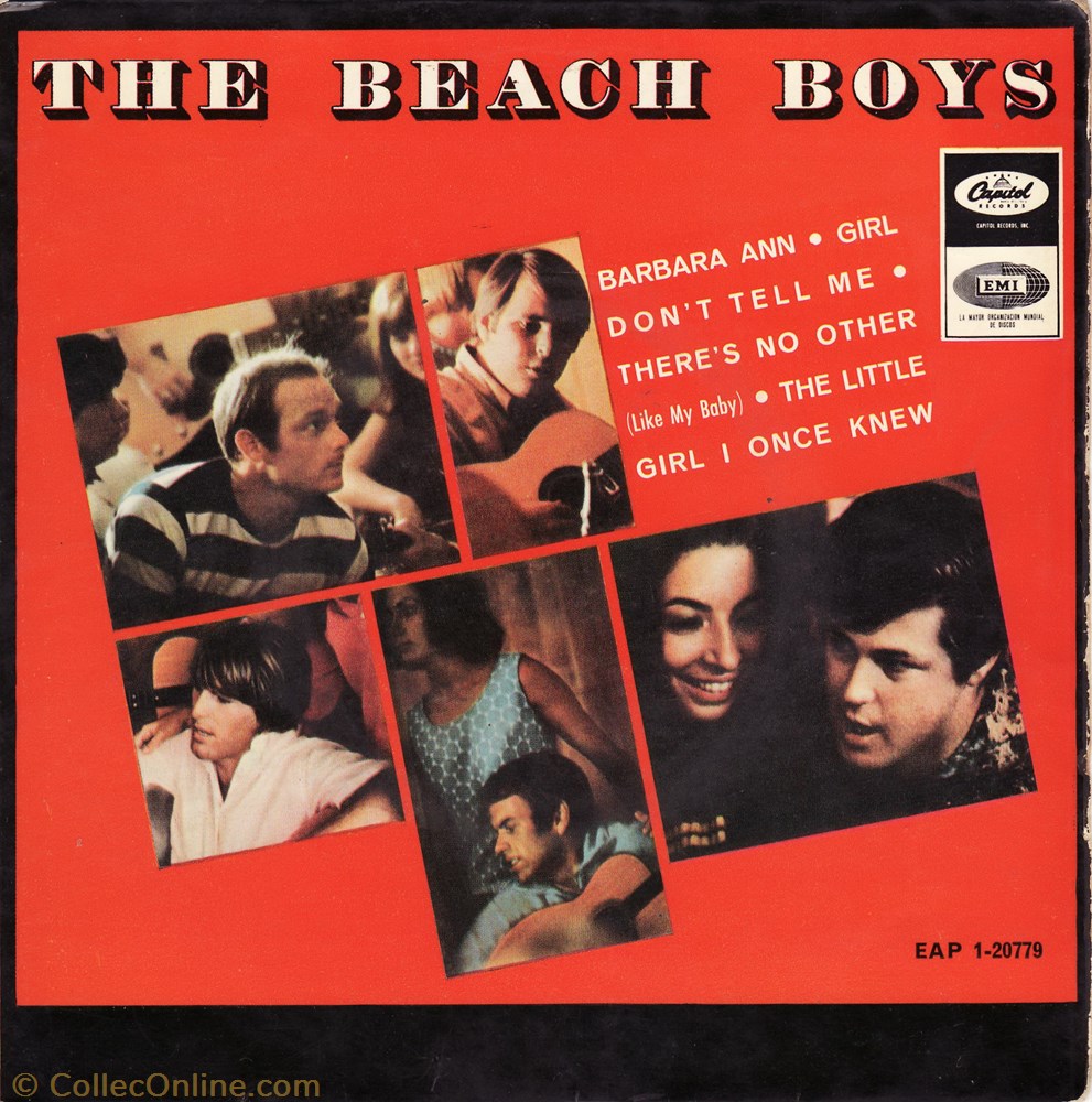 The Beach Boys - Barbara Ann (ESPAGNE) musique instrument vinyle disque tour the beach boys barbara ann espagne