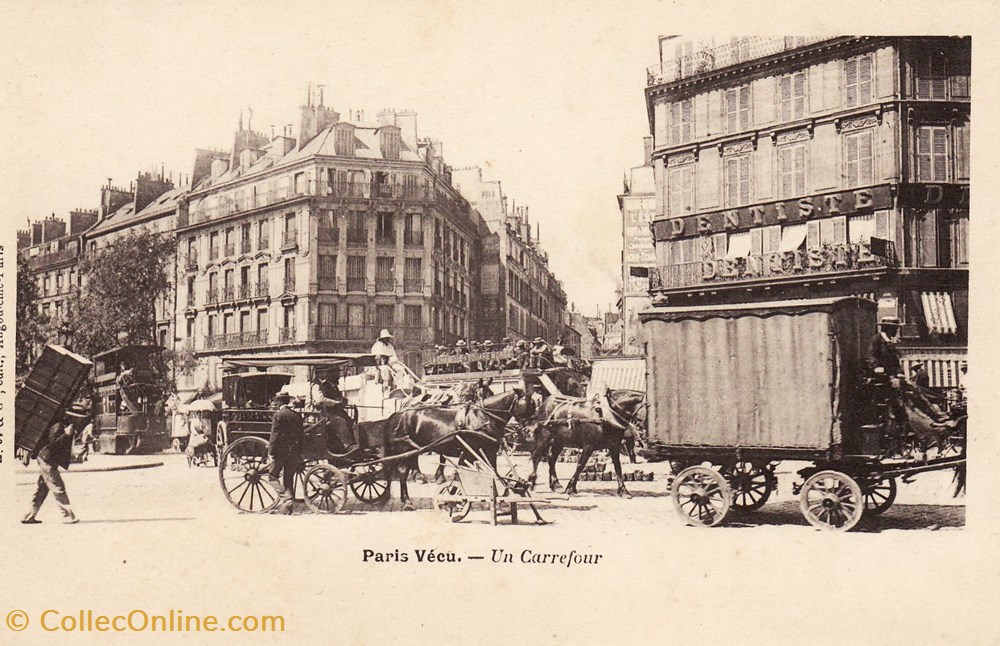 cartes postales europe france collection paris vecu n 010
