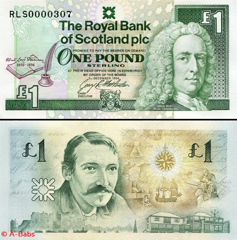 ÉCOSSE - PICK 358a - 1 POUND - ROYAL BANK OF SCOTLAND - 1994 billets europe ecosse pick 358a 1 pound royal bank of scotland 1994