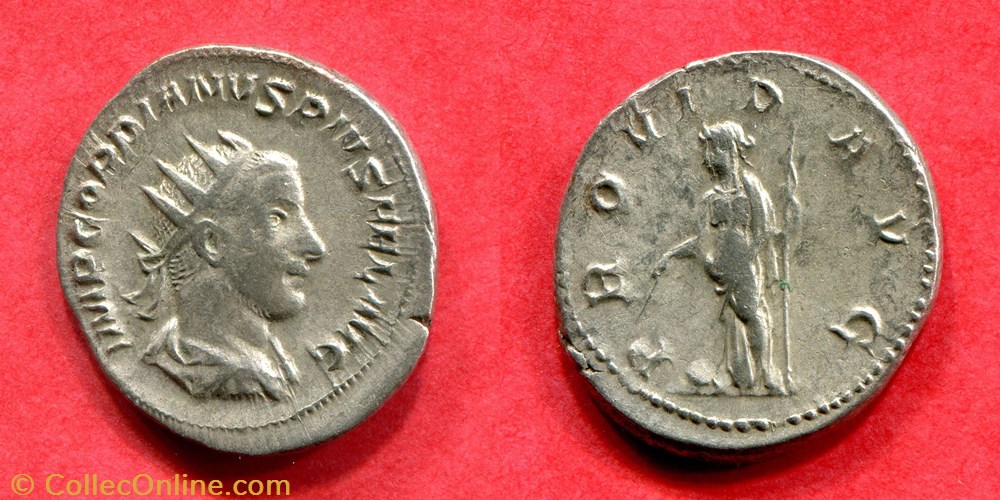 GORDIEN III - PROVID AVG . - RIC 148 monnaie antique jc ap romaine imperiale gordien iii provid avg ric 148