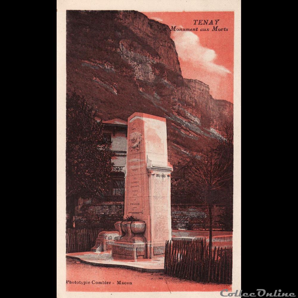 carte postale france auvergne 01 tenay