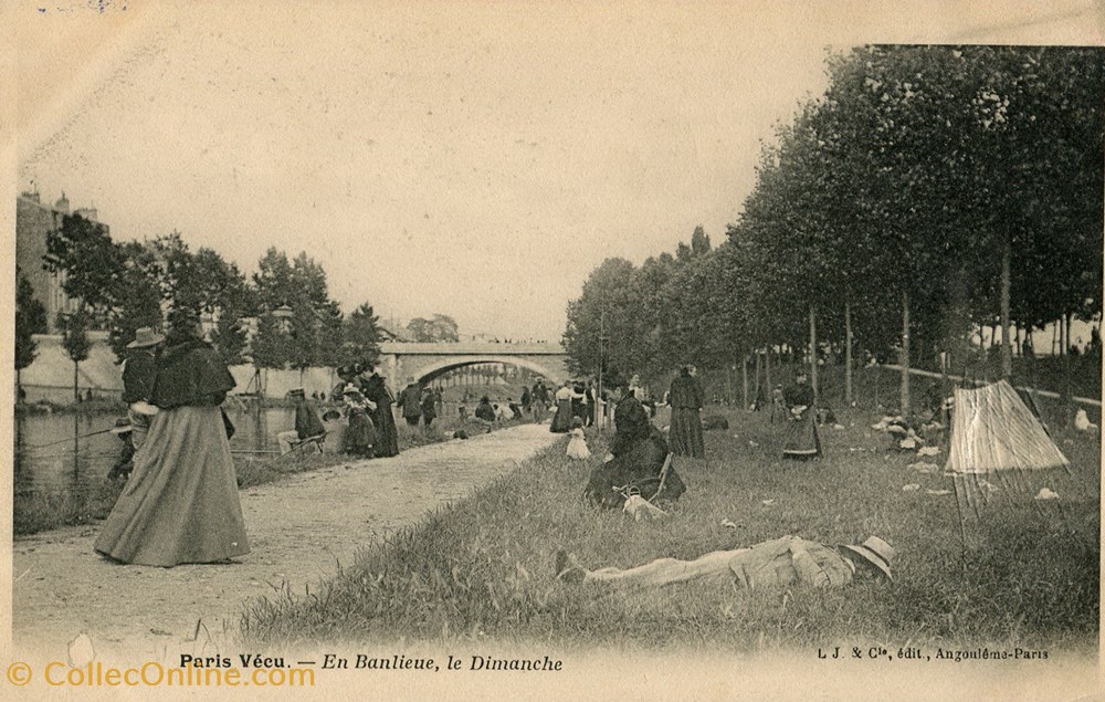 Collection Paris Vécu - N°005 cartes postales europe france collection paris vecu n 005