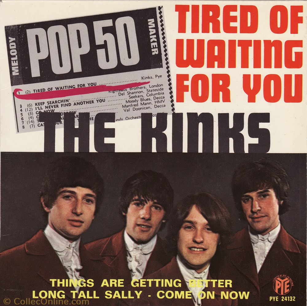 The Kinks - Tired Of Waiting For You musique instrument the kinks tired of waiting for you