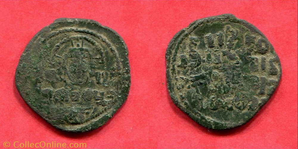 CONSTANTIN VIII & BASILE II - ANONYMES - SEAR 1813 monnaie antique av jc ap byzantine constantin viii basile ii anonymes sear 1813