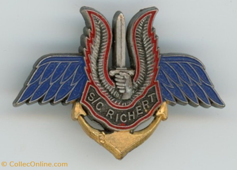 Insigne ENSOA - 132° Promotion Richert René militaria medailles insignes insigne ensoa 132 promotion richert rene