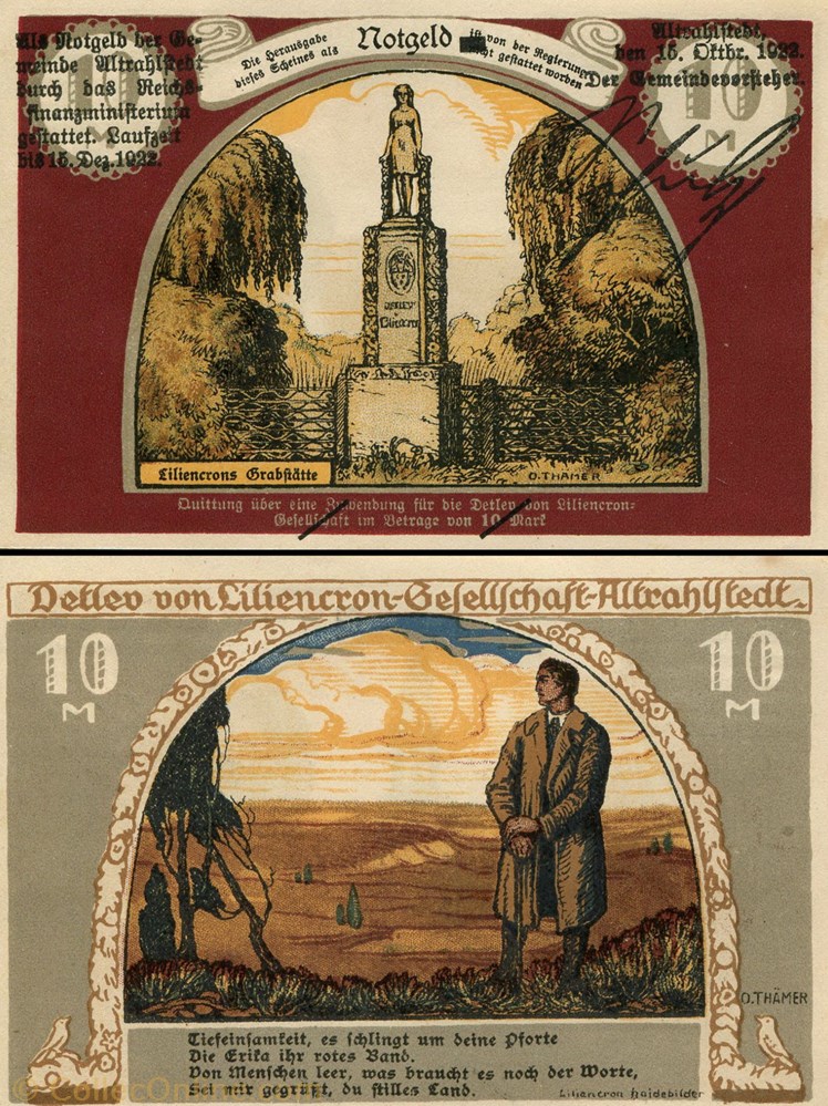 N° 52 billet europe allemagne n 52