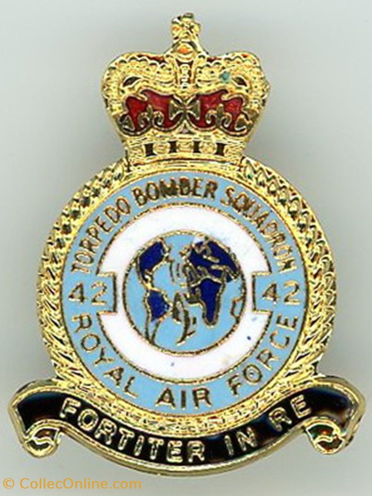 militarium medaille insigne r a f 42 squadron xlii