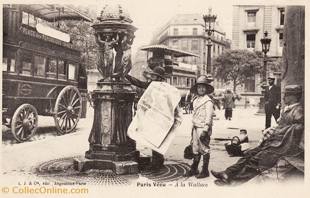 cartes postales europe france collection paris vecu n 105